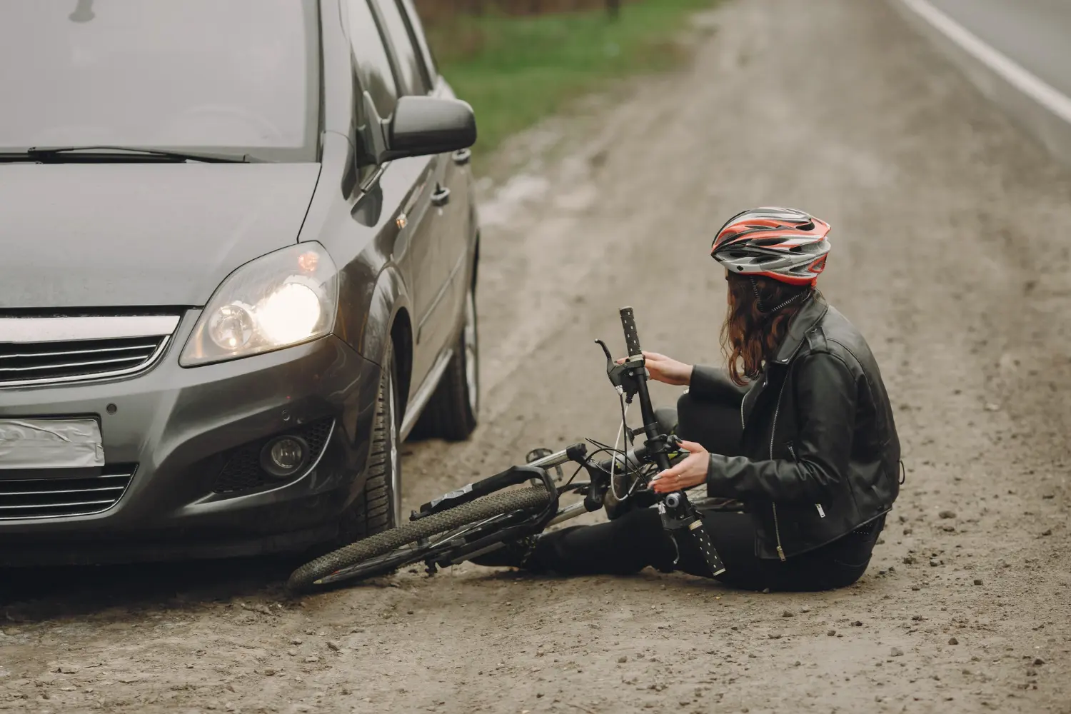 The bicycle accident image